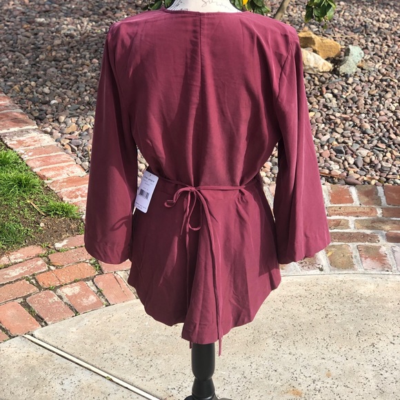 Free People wrap blouse - Picture 3 of 7